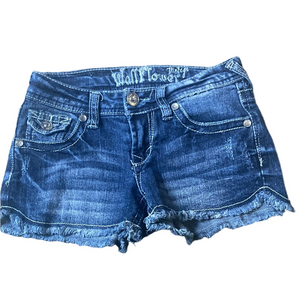 🎁Wallflower Blue Jean Shorts Distressed Hem